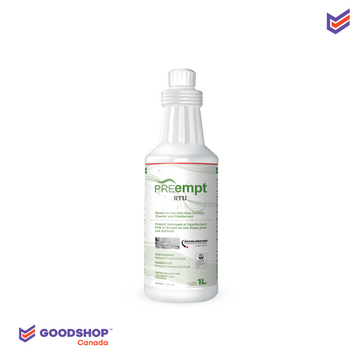Liquid cleaner and disinfectant for surfaces - PREempt RTU - 1L